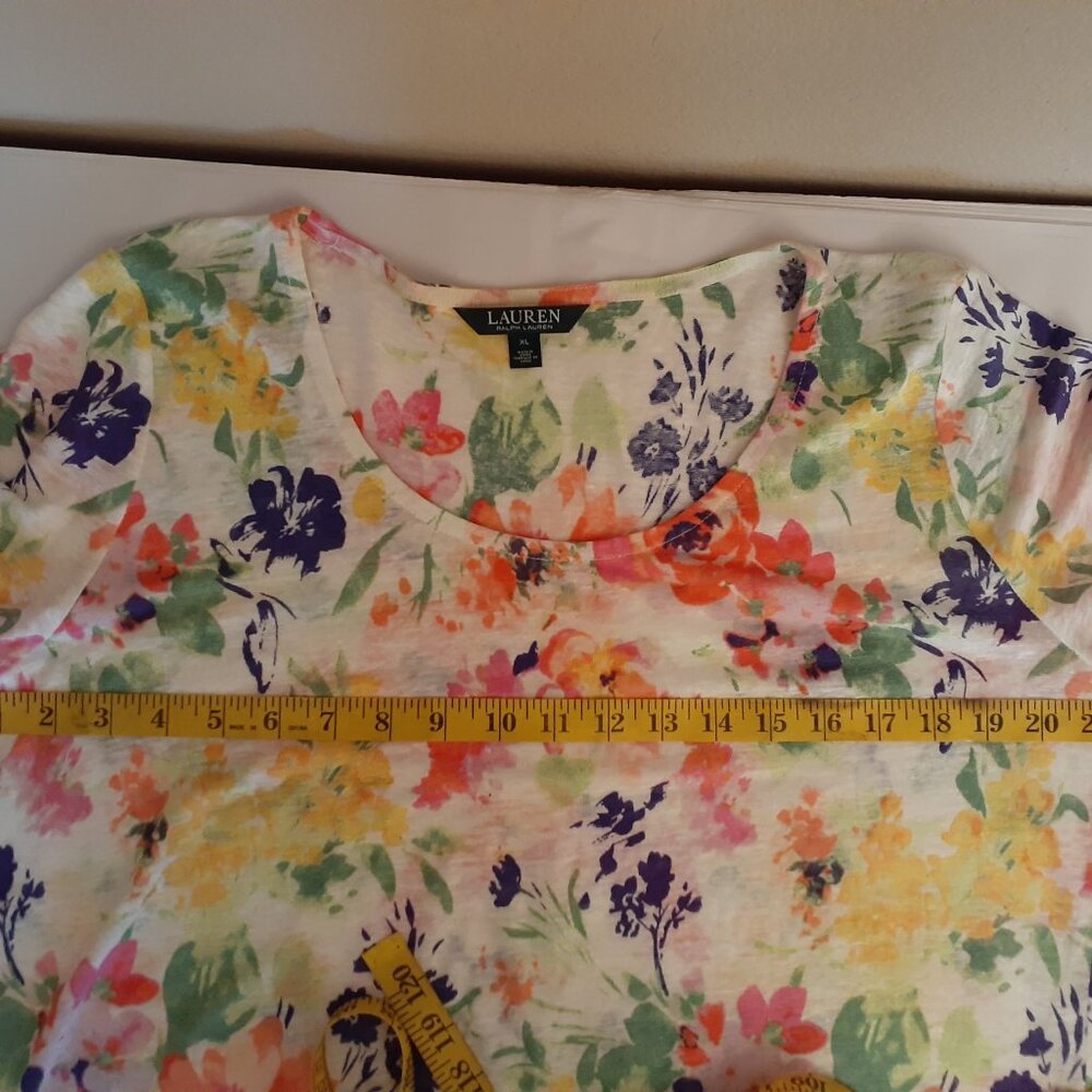 Lauren Ralph Lauren Linen Top - Picture 8 of 13